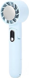 ViaGasaFamido Handheld Cooling Fan, 5 Speeds TEC Cooling 50°F, 4000mAh USB Rechargeable, 3-in-1 Design Desktop Hanging Fan for Travel Outdoor (Blue)