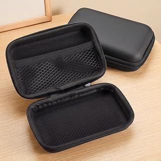 عرض حصري على Portable Charger Organizer Case - Travel Cable Organizer Bag for Chargers, Cords, EVA Waterproof Electronic Accessories Bag(Black) - عروض أمازون السعودية