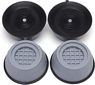 عرض حصري على Fresh 4Pcs Shock &amp; Noise Cancelling Washing Machine Support, Anti Slip Rubber Washing Machine Feet Pads, Washing Machine Stabilizer, Anti-Walking Rubber Pads for Home Appliances, Universal Size - عروض أمازون مصر