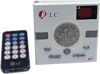 عرض حصري على Portable Bluetooth Radio Speaker with Remote Control White/Black/Gray - عروض أمازون السعودية