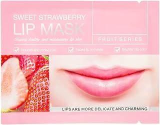 Sheet Face Masks Skincare for All Skin Types LIP Film Sheet Fades Lip Wrinkles Skin Care Products Moisturizing And Moisturizing Brighten Skin Tone Facial Skin Care Products-STRAWBERRY - Amazon Egypt Deals