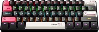 Exclusive Deal on ONIKUMA G55 Mechanical Gaming Keyboard, 61 Keys, RGB Layout, Wired LED Backlit, for PC and Laptop - Amazon Egypt Deals
