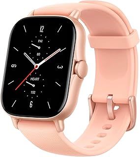 Exclusive Deal on Amazfit GTS 2 Smartwatch with Alexa Built In, 1.65'' AMOLED Display, In GPS, 3GB Music Storage, 7 Day Battery Life, Bluetooth Phone Calls, 12 Sports Modes, PETAL PINK, new, MEDIUM, USB - Amazon KSA Deals