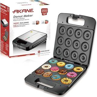 عرض حصري على AKANE A.80003 1400W Electric Donut Maker – Double Heating Plates, Non-Stick Mold, Uniform Heat Distribution, 12 Mini Donuts Capacity, Fast &amp; Easy Home Baking Appliance - عروض أمازون مصر