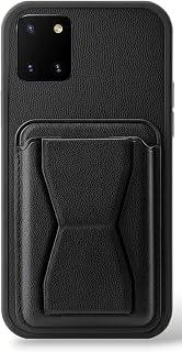 Leather Case Compatible for Samsung Galaxy Note 10 lite Shockproof Leather Back Card Storage & case built-in Stand PU leather for a stylish look, comfortable grip (Black) - Amazon Egypt Deals