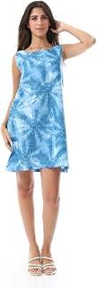 Kady Womens short sleevless tie dye dress short sleevless tie dye dress (pack of 1)