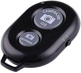 SWAPKART Bluetooth Remote Controller Shutter Button for Selfie Click & Portable for iOS, Android Devices (Random Colour)