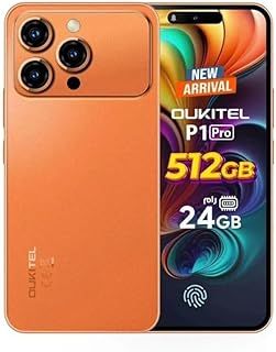 عرض حصري على P1 Pro Dual SIM 8GB + 16GB Extended RAM 512GB 4G Ultra-Thin Body Smartphone Middle East Version, 6.7 inch Screen Size, Orange - عروض أمازون السعودية