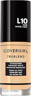 عرض حصري على Covergirl TruBlend Matte Made Liquid Foundation, Fair Porcelain - عروض أمازون السعودية