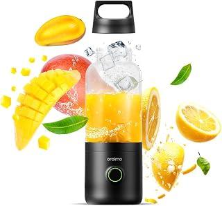 Oraimo 500 ml Portable Blender for Smoothies, Shakes and Kitchen Use | Ice Crushing Blades | 10 Uses/Charge | Smart Touch Control | Type-C Charging &amp; IPX5 Waterproof (OH-PB1N) - Amazon Egypt Deals