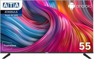 عرض حصري على ATA 55-Inch 4K UHD Frameless Smart LED TV - ATA55ULS - عروض أمازون مصر