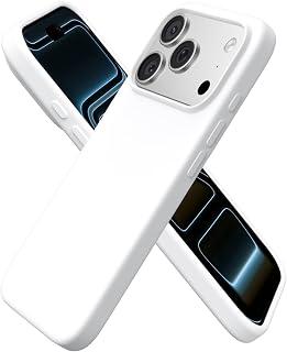 عرض حصري على ORNARTO Case for iPhone 17 Pro (6.3"), Premium Liquid Silicone Case, Full Protection, Soft Gel Rubber, Anti-Scratch Microfiber Lining, Shockproof Case, White - عروض أمازون مصر
