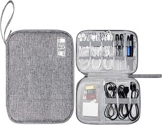 Exclusive Deal on Travel Electronic Organizer Bag Cable Organizer Case Portable digital Storage Bag for Electronic Accessories USB Cables, Power Bank, SD Card - Amazon Egypt Deals