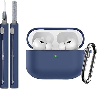 Best Premium Best Premium Exclusive Deal on AirPods Pro 3 Case , Soft Silicone Protective Case Cover Compatible with Apple AirPods Pro 3rd Generation for Women Men with Cleaning Kit and Keychain - KSA Deals | 2026