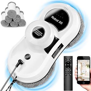 Window Cleaning Robot, Sophinique X5 Smart Window Vacuum Cleaner Glass Cleaning Robotic with App &amp; Remote, Intelligent Automatic Window Cleaner for Indoor/Outdoor Windows Mirror Table Tile (White) - Amazon Egypt Deals