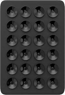 Paporich Suction Phone Case Mount, 10Pcs, Sillicon Adhesive Phone Accessory for iPhone and Android,Mirror Shower Phone Holder,Hands-Free Mobile Accessory Holder for Selfies and Videos (Black)