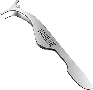 Professional Stainless Steel Slant Tip Tweezer/Threading Tool for Upper Lip, Eyelashes, Face and Body Hair Removal for Men and Women