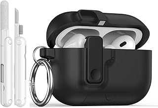 Top Top Best Top Exclusive Deal on Modern Lock Case for Apple Airpods Pro 3 3th Generation , Rugged Protection with Secure Lock for Airpods Pro 3 Cover, Phone Holder Function, Black - KSA Deals | 2026