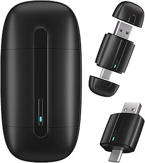 Exclusive Deal on 2025 Upgraded 2-in-1 Wireless CarPlay &amp; Android Auto Adapter, Plug &amp; Play Dongle Converts Wired to Wireless, Fast Auto-Connect, No Lag, Compatible with iPhone &amp; Android Phones - Amazon KSA Deals