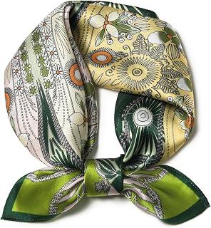عرض حصري على Mulberry Silk Scarf, 21 Inch x 21 Inch Square Neck, Women and Men Small Square Pocket Scarf, Ideal Birthday and Holiday Gifts - عروض أمازون السعودية