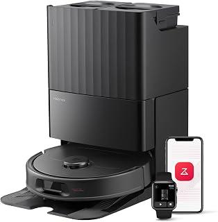 roborock QR 798 Robot Vacuum Cleaner with Mop, HyperForce 10,000 Pa Suction Power, Dual Tangle Anti-Tangle System, Smart Obstacle Prevention, Liftable Dual Swivel Mops - Amazon Egypt Deals