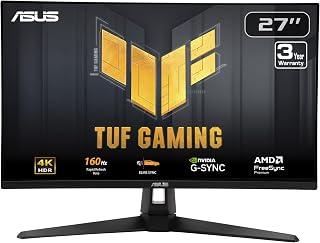 ASUS TUF Gaming 27” 4K HDR Monitor (VG27UQ1A) – 160Hz, 1ms, Extreme Low Motion Blur Sync, NVIDIA G-SYNC Compatible, AMD FreeSync Premium, 95% DCI-P3, DisplayWidget, 3 yr Warranty