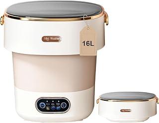 عرض حصري على Portable Washing Machine,16L Mini Washing Machine,With Spin Basket,Small Clothes Folding Washing Machine Of Underwear, Baby And Small Clothes,Suitable For Home Apartments Dormitories - عروض أمازون السعودية