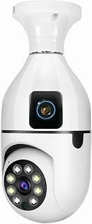 Exclusive Deal on CRONY 1080P Smart Security Bulb Camera,4MP Dual Lens WiFi IP Camera,Color Night Vision,Motion Detection,Night Vision App Control for Home Baby Pet Burglar Protection Home Security Monitoring Camera - Amazon KSA Deals