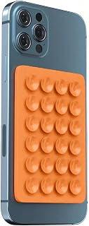Silicone Suction Phone Case Mount With Adhesive - Cups for Phone Mounting (Orange) - Amazon Egypt Deals
