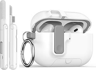 عرض حصري على Modern Lock Case for Apple Airpods Pro 3 3th Generation (2025), Rugged Protection with Secure Lock for Airpods Pro 3 Cover, Phone Holder Function, White - عروض أمازون السعودية