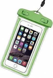 Waterproof Phone Pouch, Universal Mobile Dry Bag for Swimming, Beach, Pool, Shower and Photography, Plastic Case Compatible with iPhone and Android, G-34 (Green) - Amazon Egypt Deals