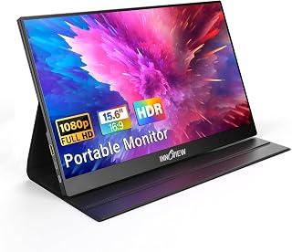 عرض حصري على InnoView Portable Monitor, 15.6 Inch FHD 1080P HDMI USB C Second External Monitor, Built-in Speaker with Protective Case - عروض أمازون مصر
