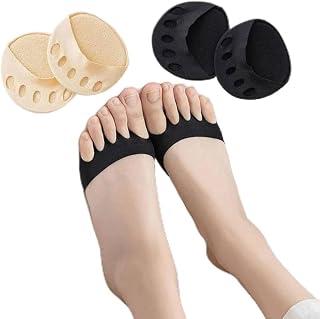 2 pairs Forefoot Pads for Women High Heels,Non-Slip Toe Socks Forefoot Pad Reusable Ball of Foot Cushions Honeycomb Fabric Metatarsal Pads Invisible Forefoot Socks Pads for Women and Men (Pack of 2) - Amazon Egypt Deals