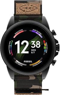 عرض حصري على Fossil Men's Gen 6 44mm Touchscreen Smartwatch with Alexa Built-In, Heart Rate, Blood Oxygen, GPS, Contactless Payments, Speaker and Smartphone Notifications, Black/Camo, Modern - عروض أمازون السعودية