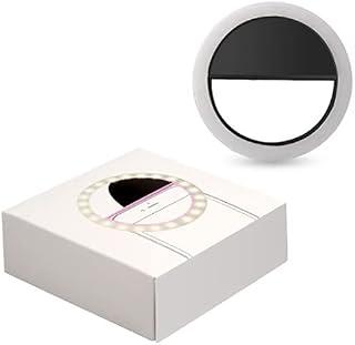 iPhone/Android Phone LED Ring Selfie Lamp for Enhanced Photography - Black, 2724626864690