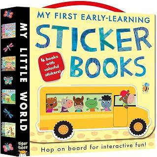 My First Early-Learning Sticker Books Boxed Set: 4 Books with Colorful Stickers!