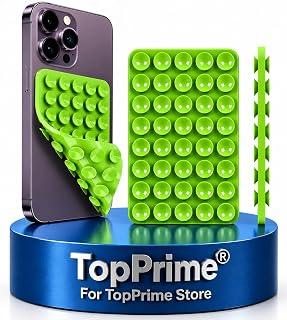 Silicone Suction Phone Holder Silicone Phone Grip with 40 Suction Cups Double Sided Strong Grip Hands-Free Phone Accessory for Selfie Video, Stand for iPhone and Android, Green - Amazon Egypt Deals