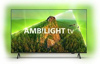 Philips 50 Inch 4K Smart Google Ambilight TV,HDR10+/HLG/Dolby Vision, 2.1 HDMI, Netflix, Prime, Youtube, Shahid, Google Voice Assistant, Dolby Atmos 2.0