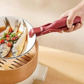 Exclusive Deal on Anti Scald Plate Bowl Dish Pot Holder Holder Silicon Clamp Anti-hot Clip Lifter Kitchen Oven Accessories Tool (Red) - Amazon KSA Deals