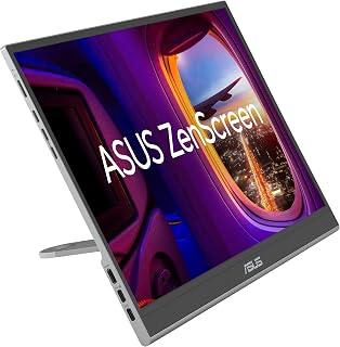 عرض حصري على ASUS ZenScreen 16 inch OLED USB-C (MQ16AHE) Portable Monitor - Full HD, 100% DCI-P3, 1ms, HDR-10, Mini HDMI, Eye Care, Proximity Sensor, 360° Kickstand, Compatible with Laptops, - عروض أمازون مصر