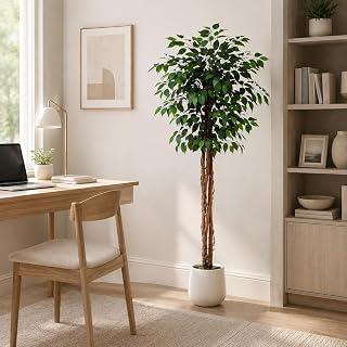 Exclusive Deal on Artificial Ficus Tree 120cm Indoor Plant Faux Tree Home Decor - Amazon KSA Deals