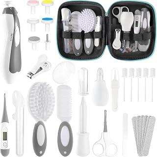 عرض حصري على Baby Healthcare and Grooming Kit for Newborn Kids, 31PCS Upgraded Safety Baby Care Kit, Newborn Nursery Health Care Set, Baby Care Products （Grey White) - عروض أمازون السعودية