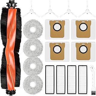 عرض حصري على Pack of 18 Accessories for Xiaomi Robot Vacuum X20+ Robot Vacuum Cleaner, 1 Main Brush, 4 Dust Bags, 4 Wipes, 4 Side Brushes, 4 Filters, 1 Cleaning Brush - عروض أمازون السعودية