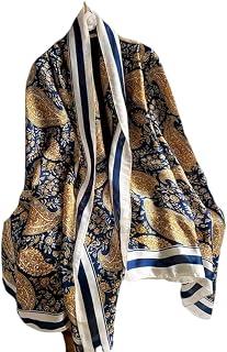 Sarah Women’s Long Silk Scarf Size 90 × 180 cm - Multicolor