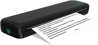 Portable Printer Wireless for Travel, Bluetooth Thermal Printer, A4 Thermal Paper, Inkless Printer with 1 Roll Paper for Office Home, Compatible with IOS, Android &amp; Laptop
