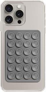 LBMT Suction Phone Case Mount, 2Pcs Silicone Phone Suction Grip Compatible with iPhone and Android Cases, Anti-Slip Hands-Free Mobile Accessory Holder (Gray) - Amazon Egypt Deals