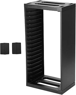 Game Disc Storage Abs Games Storage Tower, Game Storage Tower Double Layer Shelf Game Tower Storage, Game Box Storage for Ps4 Slim Pro, Can Store Up to 18 Game Discs - Amazon Egypt Deals