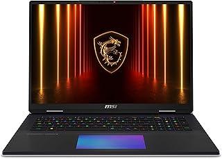 عرض حصري على MSI Titan 18 HX AI 18" 120Hz MiniLED UHD+ Gaming Laptop: Intel Ultra 9-285HX, NVIDIA Geforce RTX 5090, 64GB DDR5, 6TB NVMe SSD, Thunderbolt 5, Wi-Fi 7, Win 11 Pro: Black A2XWJG-614US - عروض أمازون السعودية