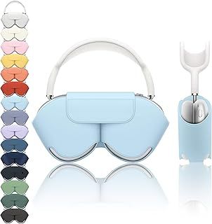 عرض حصري على SY-K Smart Case Compatible for Airpods Max 1/2, Sleep Mode Compatible, Anti-Scratch and Anti-Dust, Portable Carry Travel Case Compatible for Apple Airpod Max, Headphone case. (Light Blue) - عروض أمازون السعودية