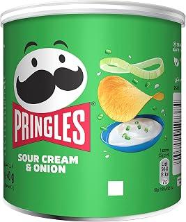 Pringles Sour Cream and Onion Potato Chips Can, 40 g